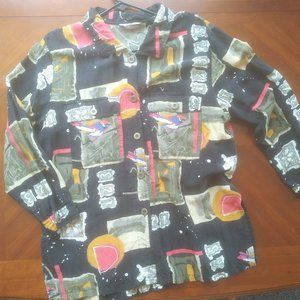 Unisex Vintage Barth Button-Down